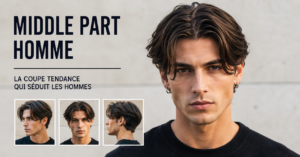 Middle Part Homme : la coupe tendance qui séduit les célébrités et les passionnés de style