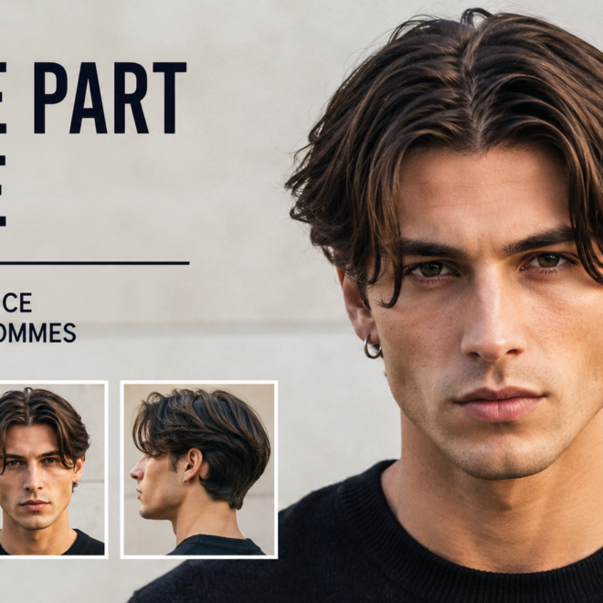 Middle Part Homme : la coupe tendance qui séduit les célébrités et les passionnés de style